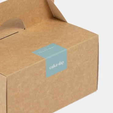 Vertical "Cake day" stickers, 18 pcs image