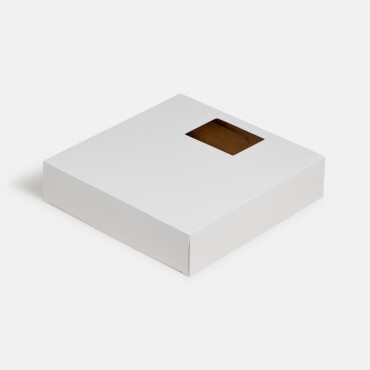 Package with an opening and automatic bottom image